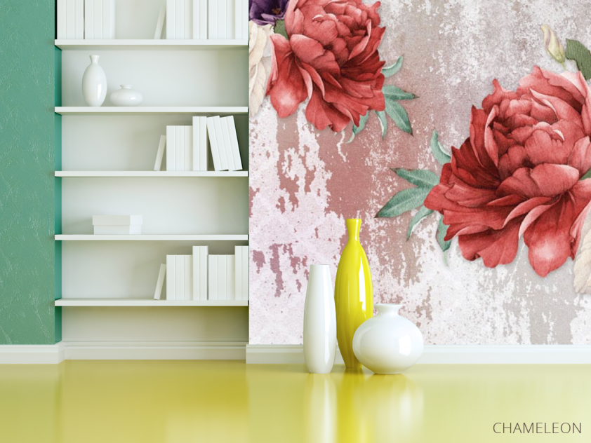 Фотошпалери Вінтажні півонії - 3