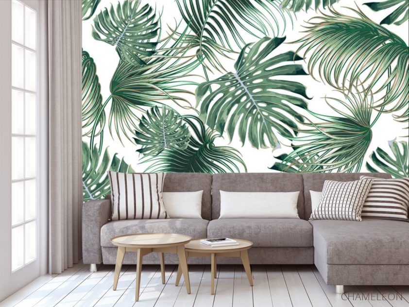 Фотообои Микс пальмы и монстеры - 3