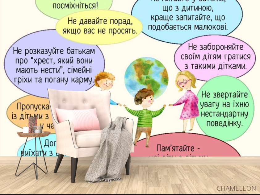 Фотообои Про инклюзивность - 4