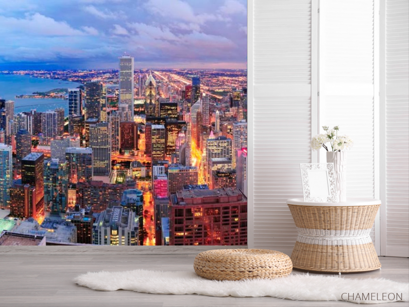 Фотошпалери Місто Чикаго пробуджується - 2