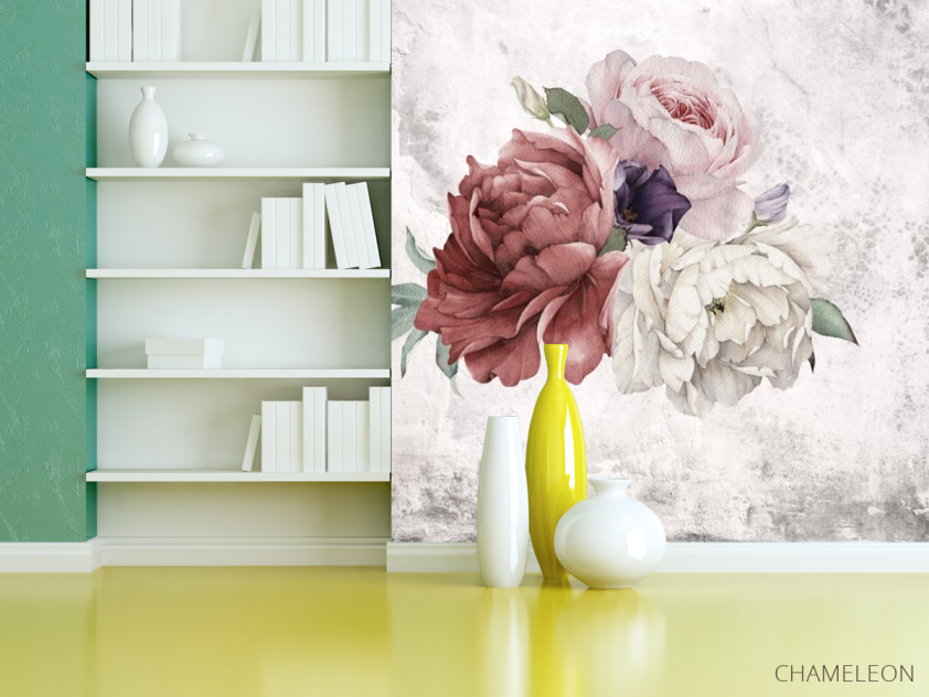 Фотошпалери Вінтажні півонії - 3