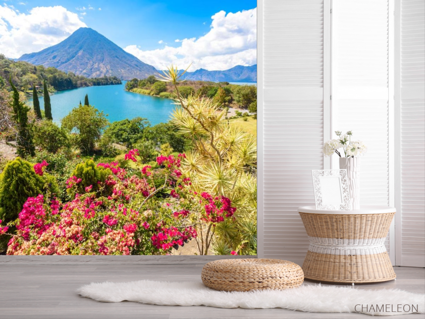 Фотошпалери гра над озером - 2