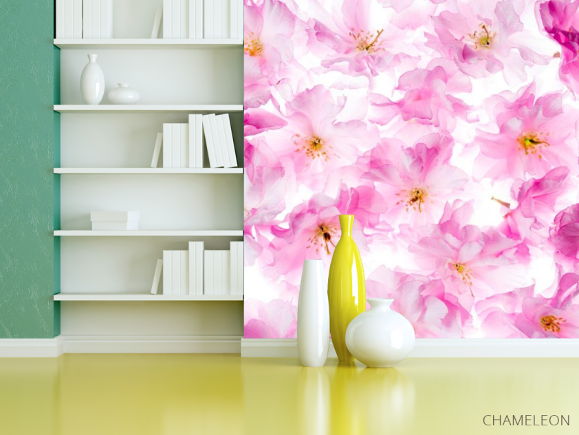 Фотошпалери Акварельні квіти - 3