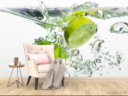Фотообои Лаймы в воде - 4