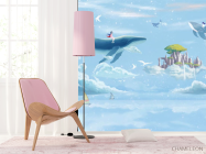 Фотошпалери синій кит - 4