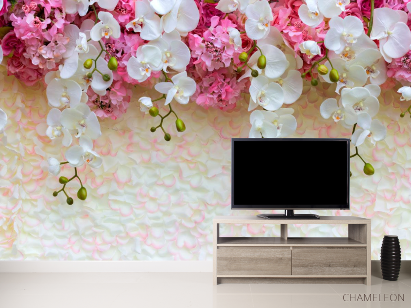 Фотообои цветы с потолка - 2