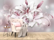 Фотообои Лилии 3д - 4