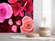 Фотошпалери 3D троянди - 2