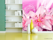 Фотошпалери Лілії 3д - 3