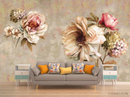 Фотообои Винтажные цветы - 1