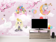 Фотообои Розовые принцессы - 2