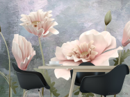 Фотошпалери 3D об'ємні квіти - 1