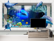 Фотообои дельфины - 2