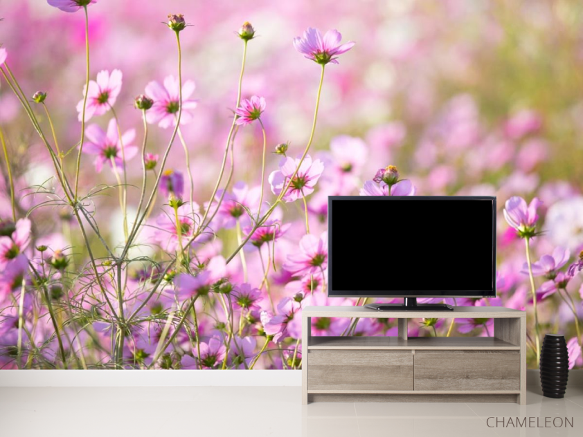 Фотообои маленькие розовые цветочки - 2