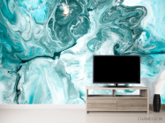 Фотообои Fluid art бирюза - 2