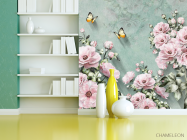 Фотошпалери Рожеві квіти - 3