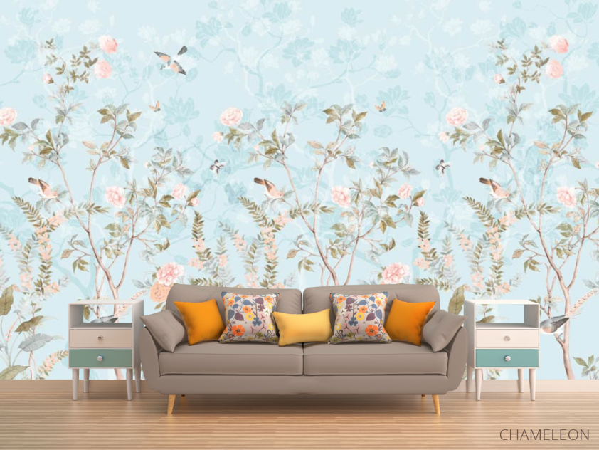 Фотообои Ветви с птицами - 1