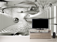 Фотообои Колонны и 3д сферы - 2