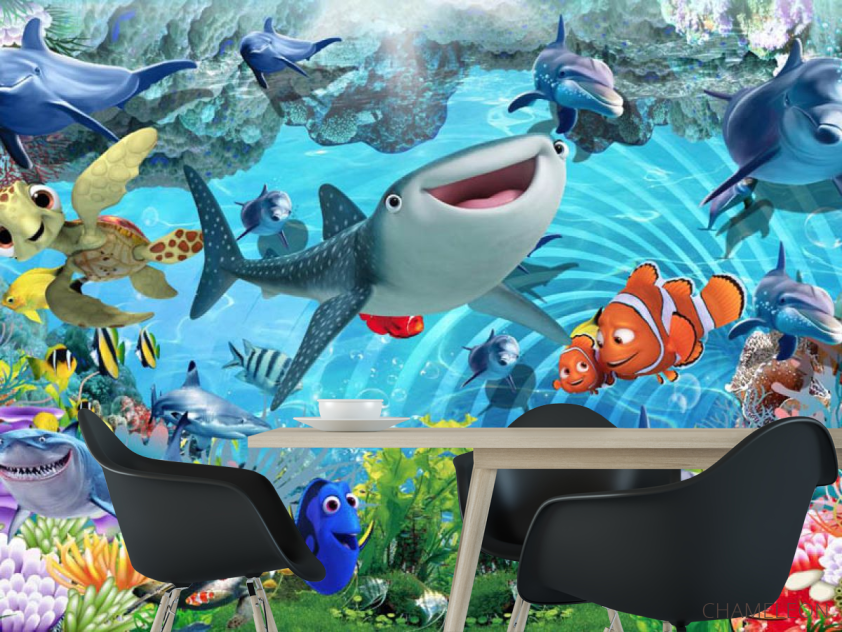 Фотошпалери 3Д підводний світ - 1