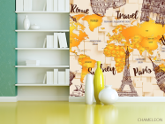 Фотошпалери карта світу - 3