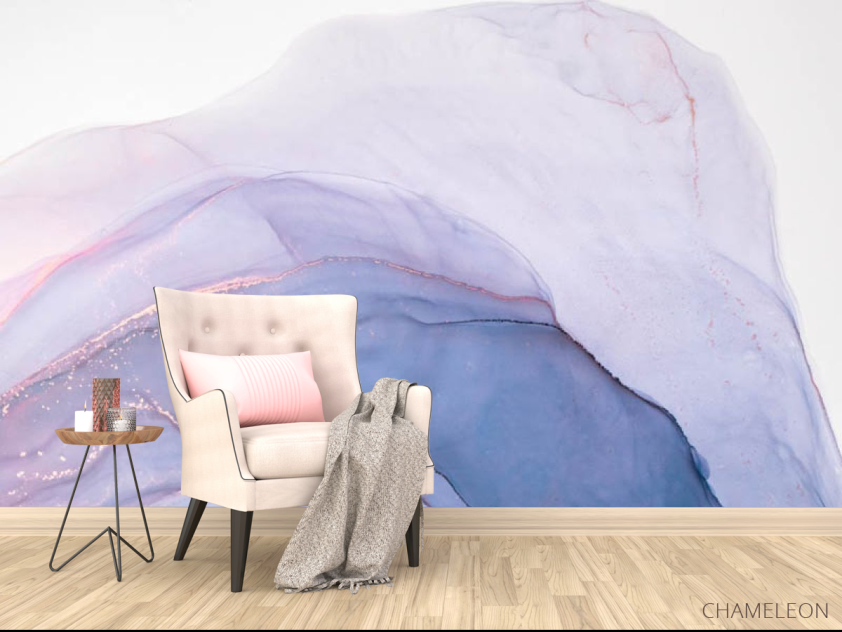 Фотообои Фиолетовый fluid art - 4