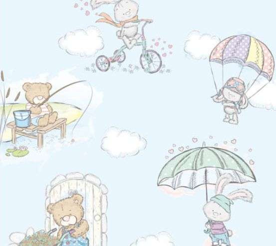 Фотообои мишки и зайки Фотообои мишки и зайки 23894