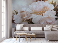 Фотообои Белая роза - 3