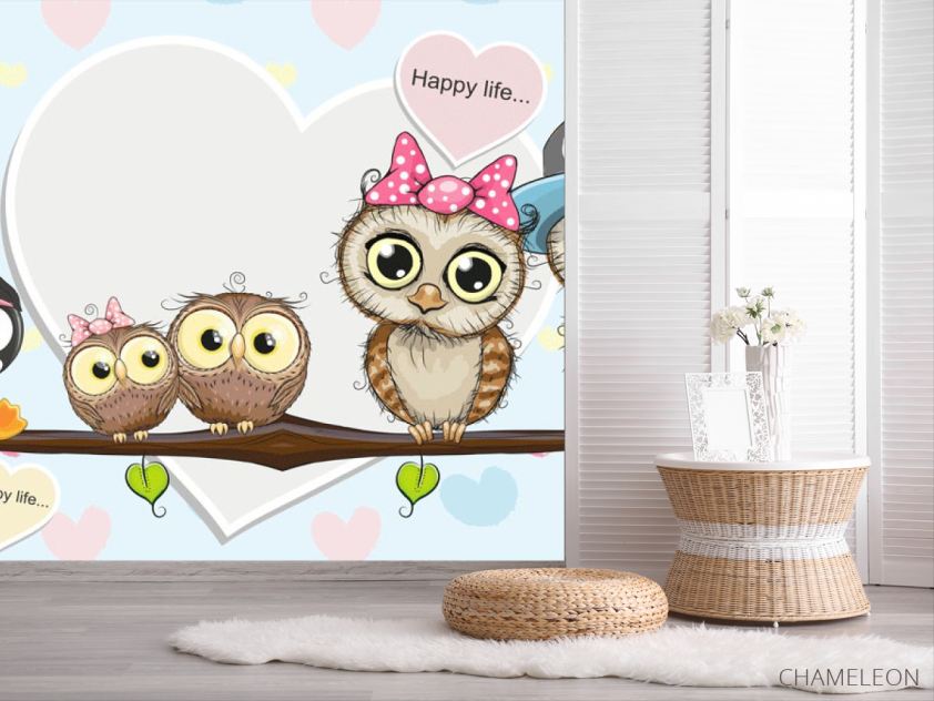 Фотошпалери Совушки - 2