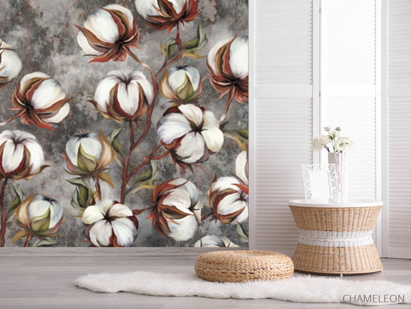 Фотошпалери Шерсть на тлі бетону - 2