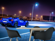 Фотошпалери синій автомобіль - 1