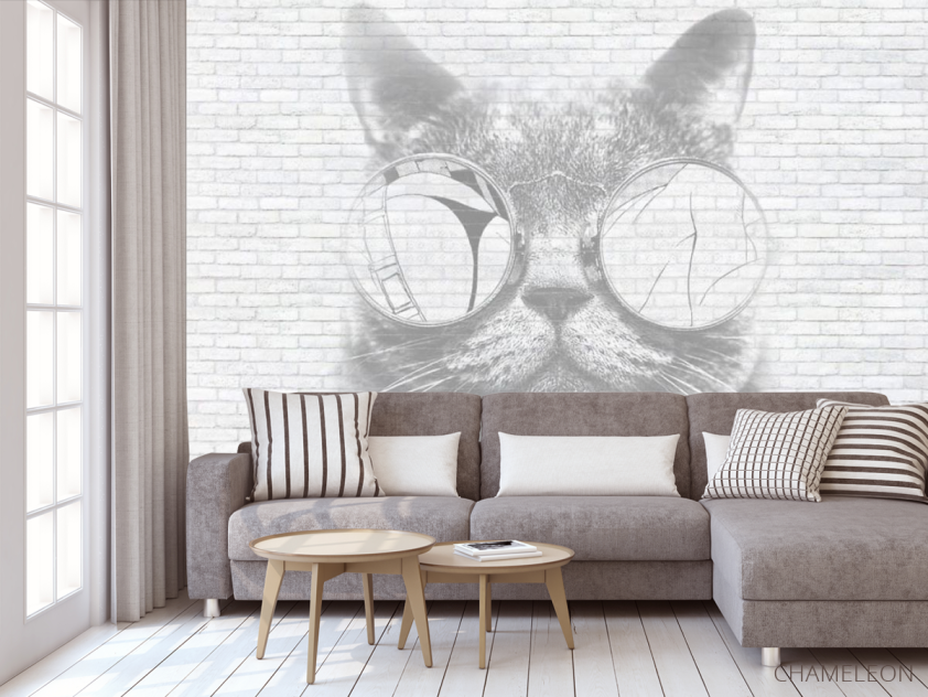 Фотообои Кот лофт стиль - 3