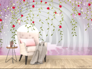 Фотообои Арка с цветами - 4