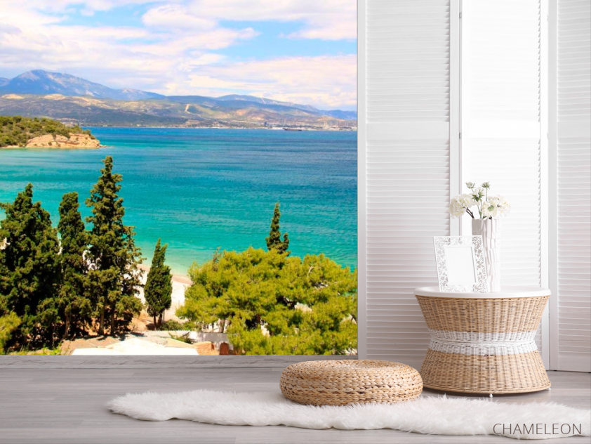 Фотошпалери Водні простори, гори - 2