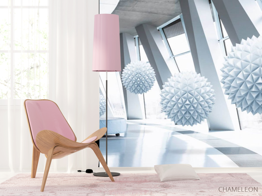 Фотошпалери сфери 3д в кімнаті - 4