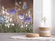Шпалери Дизайнерські квіти - 2