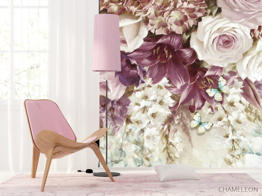 Фотошпалери асорті з квітів - 4