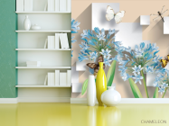 Фотошпалери 3Д Квіти - 3