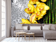 Фотообои Орхидеи желтые - 3