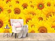 Фотообои Поле из подсолнухов - 4