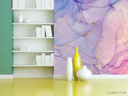 Фотошпалери рожево-фіолетовий Fluid art - 3