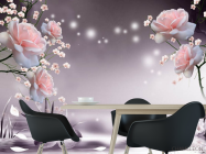 Фотошпалери 3D троянди - 1