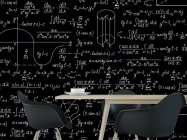 Фотошпалери Формули на чорному тлі - 1