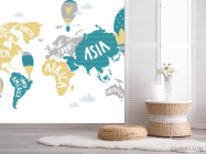 Фотошпалери Дитяча карта - 2