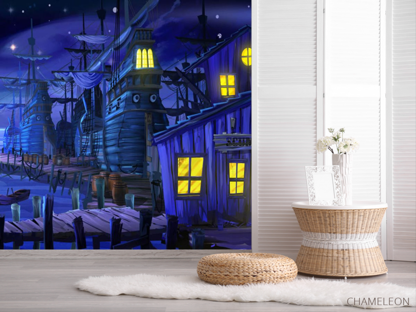 Фотошпалери кораблі в дитячу - 2