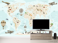Фотообои Карта в детскую - 2