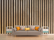 Фотообои Панели деревянные 3д - 1