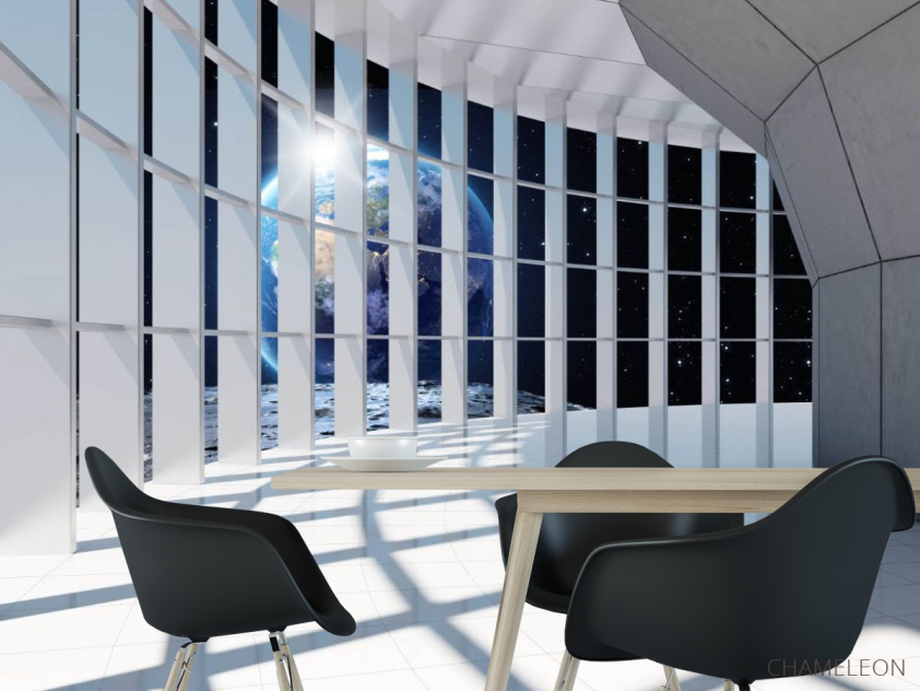 Фотошпалери Космос за вікном - 1