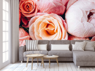 Фотообои Цветы и роса - 3