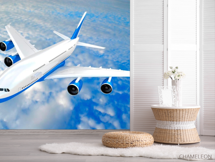 Фотошпалери Літак в хмарах - 2