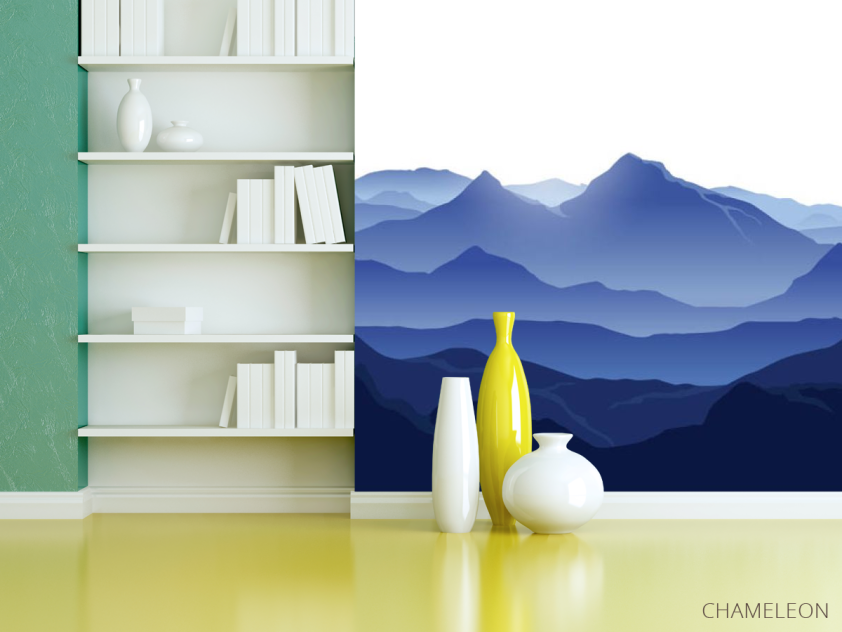 Фотошпалери сині гори - 3